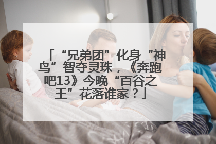 “兄弟团”化身“神鸟”智夺灵珠，《奔跑吧13》今晚“百谷之王”花落谁家？
