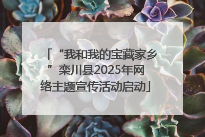 “我和我的宝藏家乡”栾川县2025年网络主题宣传活动启动