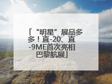 “明星”展品多多！直-20、直-9ME首次亮相巴黎航展