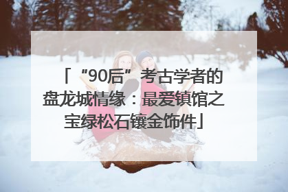“90后”考古学者的盘龙城情缘：最爱镇馆之宝绿松石镶金饰件
