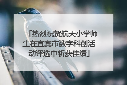 热烈祝贺航天小学师生在宜宾市数字科创活动评选中斩获佳绩