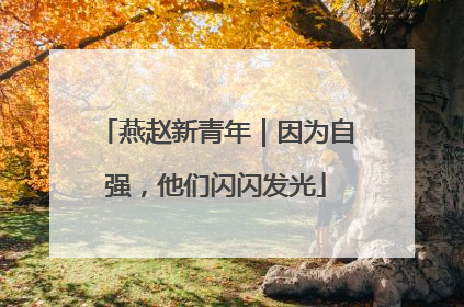 燕赵新青年｜因为自强，他们闪闪发光