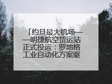 约旦最大机场——明捷航空货运站正式投运：罗地格工业自动化方案驱动中东物流未来新航向