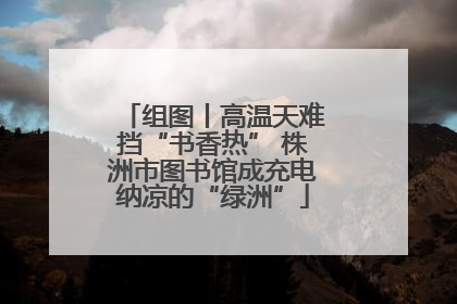 组图丨高温天难挡“书香热” 株洲市图书馆成充电纳凉的“绿洲”