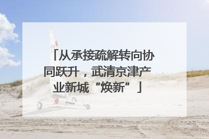 从承接疏解转向协同跃升，武清京津产业新城“焕新”
