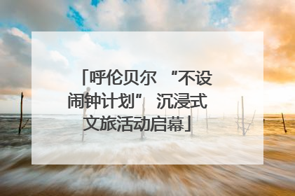呼伦贝尔 “不设闹钟计划” 沉浸式文旅活动启幕