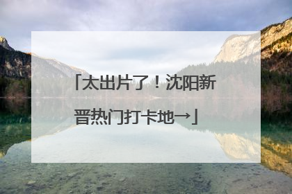 太出片了！沈阳新晋热门打卡地→