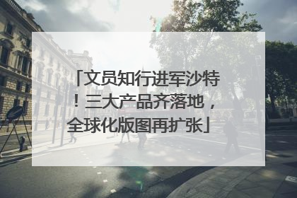文员知行进军沙特！三大产品齐落地，全球化版图再扩张