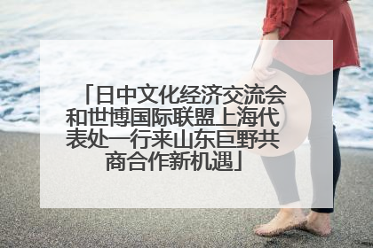日中文化经济交流会和世博国际联盟上海代表处一行来山东巨野共商合作新机遇
