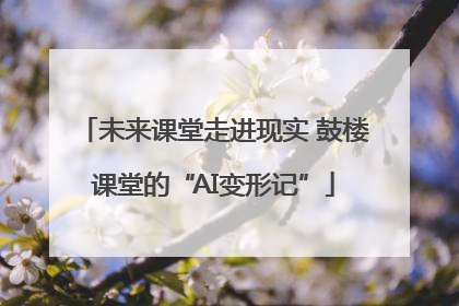 未来课堂走进现实 鼓楼课堂的“AI变形记”
