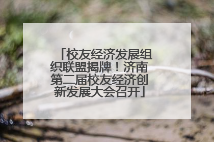 校友经济发展组织联盟揭牌！济南第二届校友经济创新发展大会召开