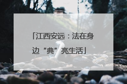 江西安远：法在身边“典”亮生活