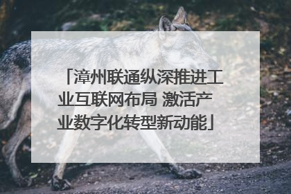 漳州联通纵深推进工业互联网布局 激活产业数字化转型新动能