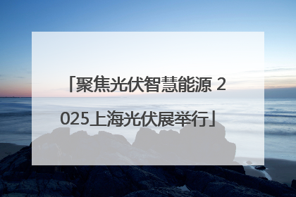 聚焦光伏智慧能源 2025上海光伏展举行