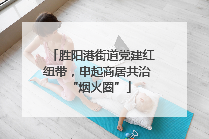 胜阳港街道党建红纽带，串起商居共治 “烟火圈”