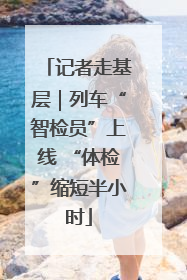 记者走基层｜列车“智检员”上线 “体检”缩短半小时