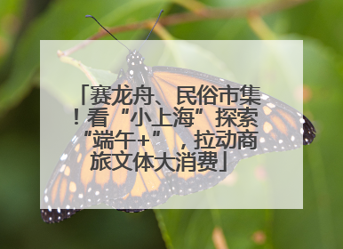 赛龙舟、民俗市集！看“小上海”探索“端午+”，拉动商旅文体大消费