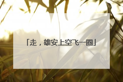 走，雄安上空飞一圈