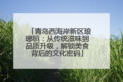 青岛西海岸新区琅琊镇：从传统滋味到品质升级，解锁美食背后的文化密码