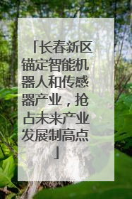 长春新区锚定智能机器人和传感器产业，抢占未来产业发展制高点