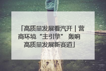 高质量发展看汽开｜营商环境“主引擎” 轰响高质量发展新赛道