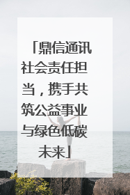 鼎信通讯社会责任担当，携手共筑公益事业与绿色低碳未来