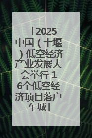 2025中国（十堰）低空经济产业发展大会举行 16个低空经济项目落户车城